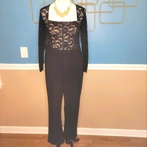 Express lace jumpsuit NWT size 12